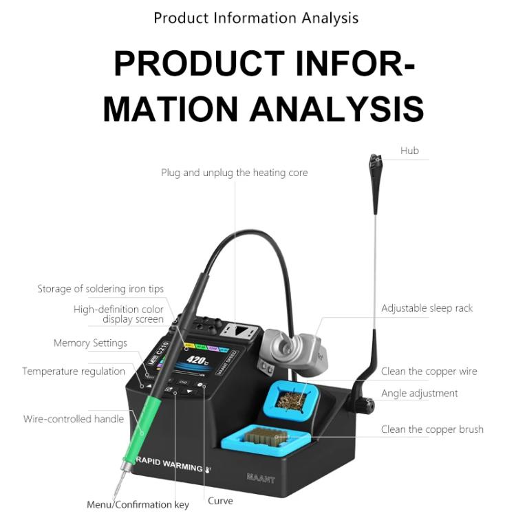 MaAnt 200W Precision Digital Display Welding Station, Model:C245