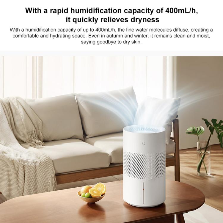 Xiaomi Mijia 4L No-Mist Humidifier 3, Specification:US Plug - White