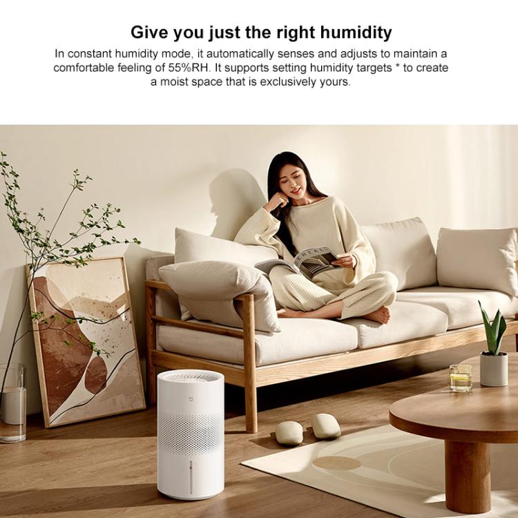 Xiaomi Mijia 4L No-Mist Humidifier 3, Specification:US Plug - White