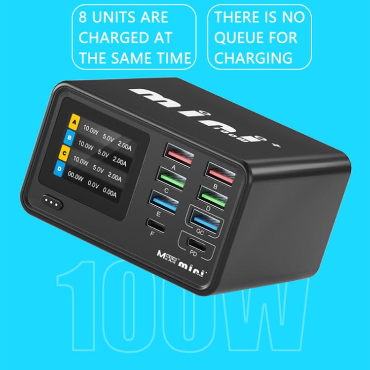 MaAnt Dianba Mini 75W Multi-function 8-Port PD Charger Support PD Fast Charging, Plug:EU Plug