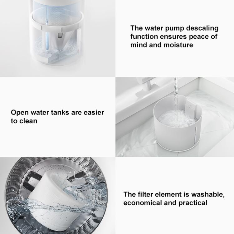 Xiaomi Mijia 6L No-Mist Humidifier 3, Specification:US Plug - White