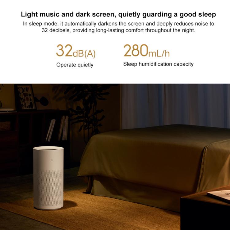 Xiaomi Mijia 6L No-Mist Humidifier 3, Specification:US Plug - White