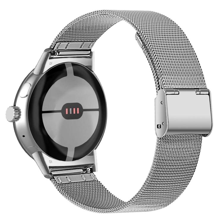 For Google Pixel Watch 4 / 3 45mm Milan Buckle Fine Mesh Metal Watch Band