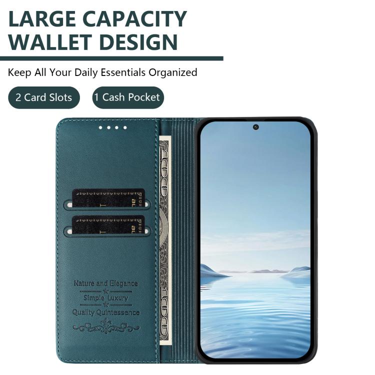 For Fujitsu Arrows We2 Cute Cats Embossed Magnetic RFID Vegan Leather Phone Case