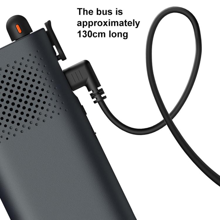 Xiaomi Youpin H2 Walkie Talkie Dedicated Type-C Jack Earpiece - Black