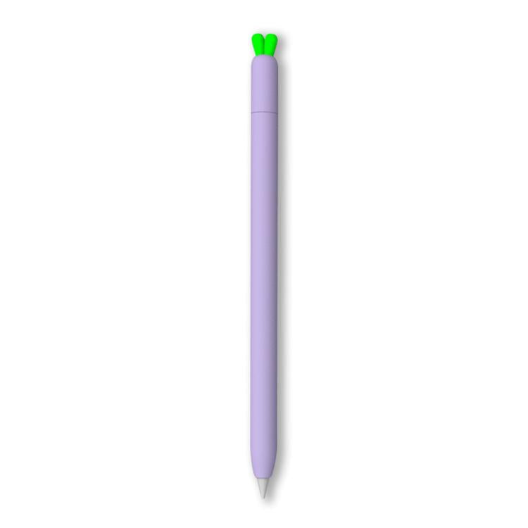 For Apple Pencil Pro / 2 XDcase Cute Carrots Design Anti-Slip Silicone Stylus Pen Sleeve