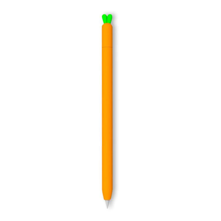 For Apple Pencil Pro / 2 XDcase Cute Carrots Design Anti-Slip Silicone Stylus Pen Sleeve