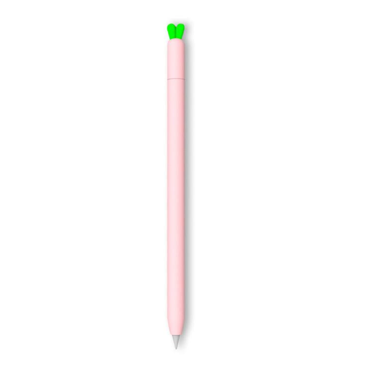 For Apple Pencil Pro / 2 XDcase Cute Carrots Design Anti-Slip Silicone Stylus Pen Sleeve
