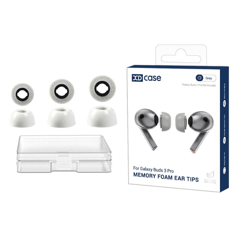 For Samsung  Galaxy Buds3 Pro XDcase 3 Pairs Replacement Memory Foam Ear Tips, S/M/L Size