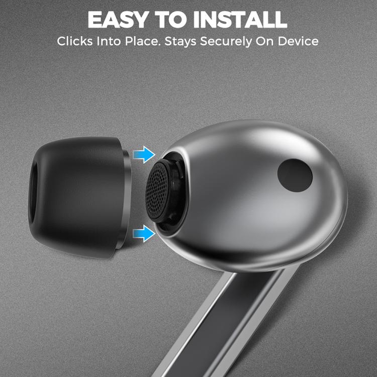 For Samsung  Galaxy Buds3 Pro XDcase 4 Pairs Replacement Memory Foam Ear Tips, XS/S/M/L Size