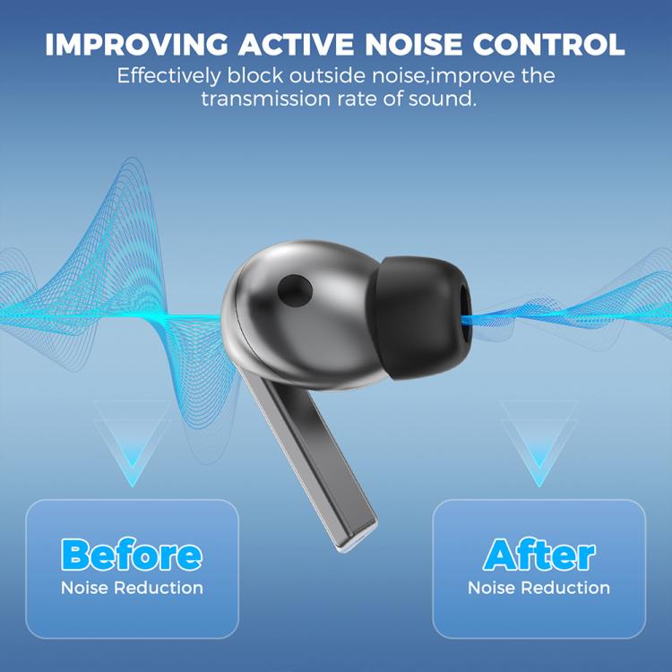 For Samsung  Galaxy Buds3 Pro XDcase 4 Pairs Replacement Memory Foam Ear Tips, XS/S/M/L Size