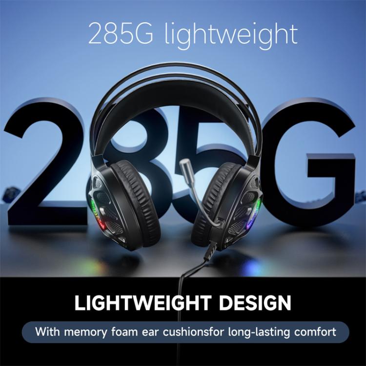 SoulBytes S200 3.5mm USB Wired LED Gaming Headset with Mic