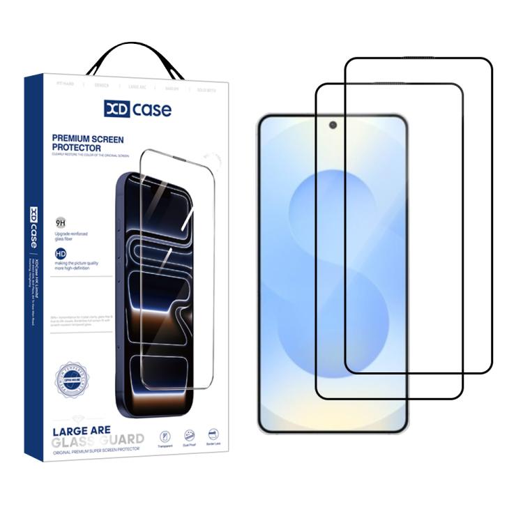 For Samsung Galaxy S26 5G XDcase 2pcs / Pack Silk Screen Printed HD Tempered Glass Film, Support Fingerprint Unlock