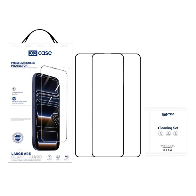For Samsung Galaxy S26 5G XDcase 2pcs / Pack Silk Screen Printed HD Tempered Glass Film, Support Fingerprint Unlock