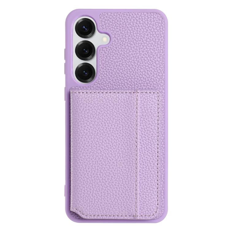 For Samsung Galaxy A35 5G Litchi Pattern Magnetic Card Bag Holder Phone Case