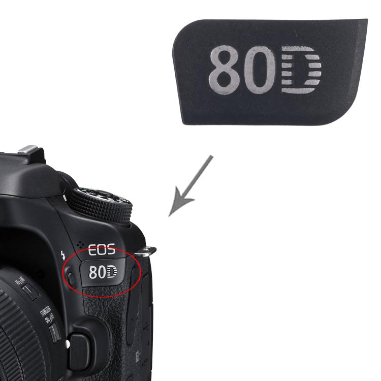 For Canon EOS 80D OEM Name Plate