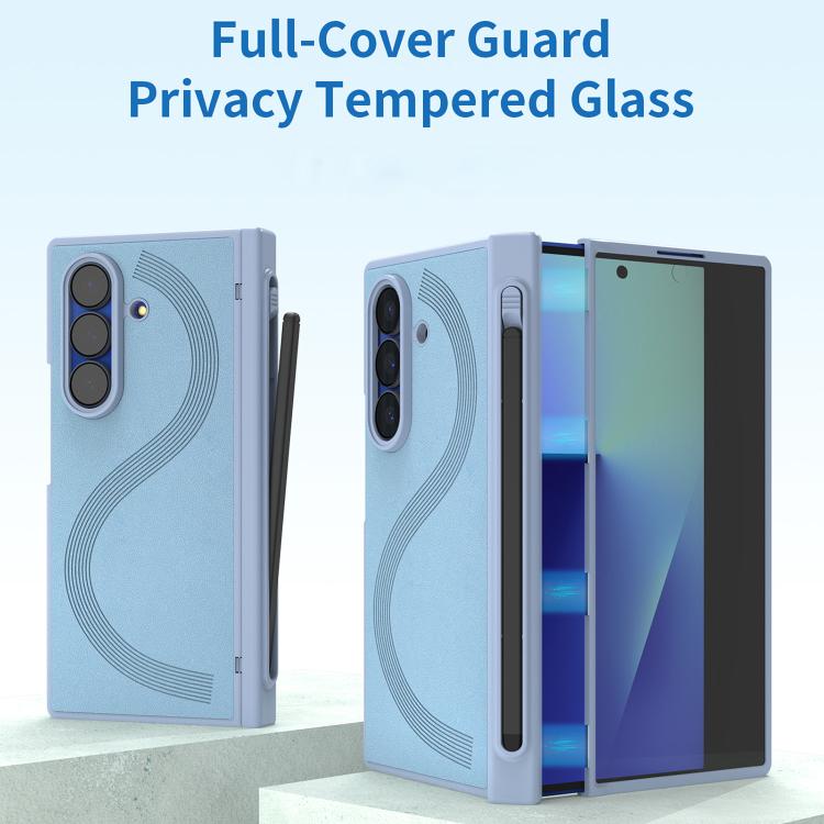 For Samsung Galaxy Z Fold7 5G VIETAO Cool Pro Series Privacy Tempered Glass Full-Cover Guard Phone Case