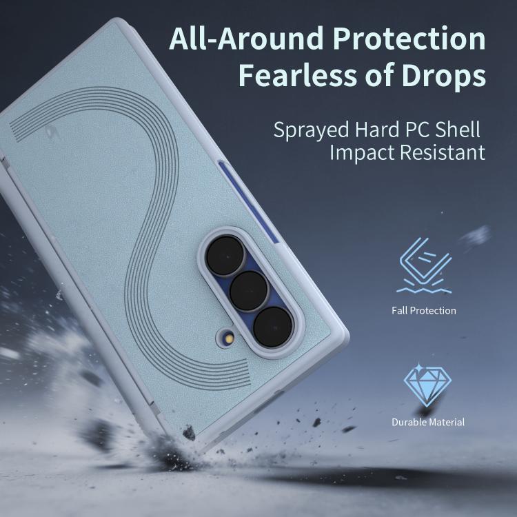 For Samsung Galaxy Z Fold7 5G VIETAO Cool Pro Series Privacy Tempered Glass Full-Cover Guard Phone Case