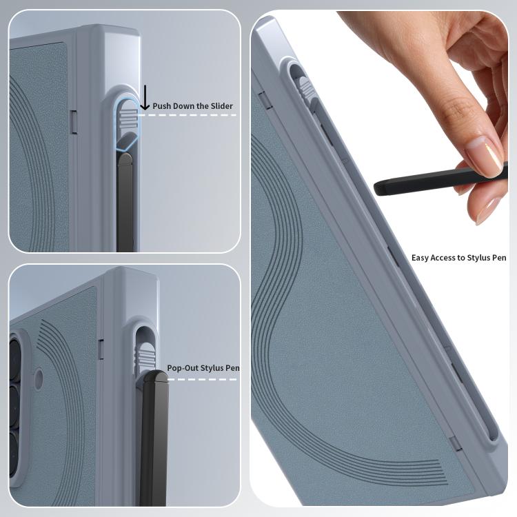 For Samsung Galaxy Z Fold7 5G VIETAO Cool Pro Series Privacy Tempered Glass Full-Cover Guard Phone Case