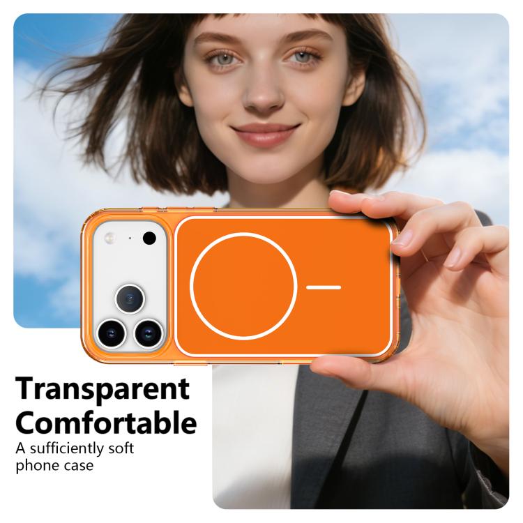 For iPhone 17 Pro Max Color Shield PC Hybrid TPU Magnetic Phone Case