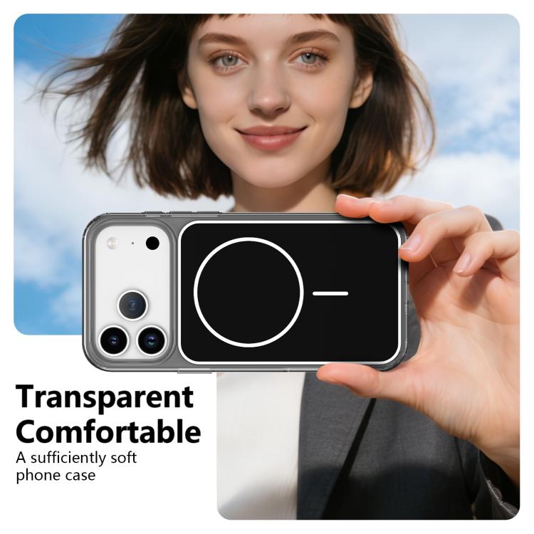 For iPhone 17 Pro Max Color Shield PC Hybrid TPU Magnetic Phone Case