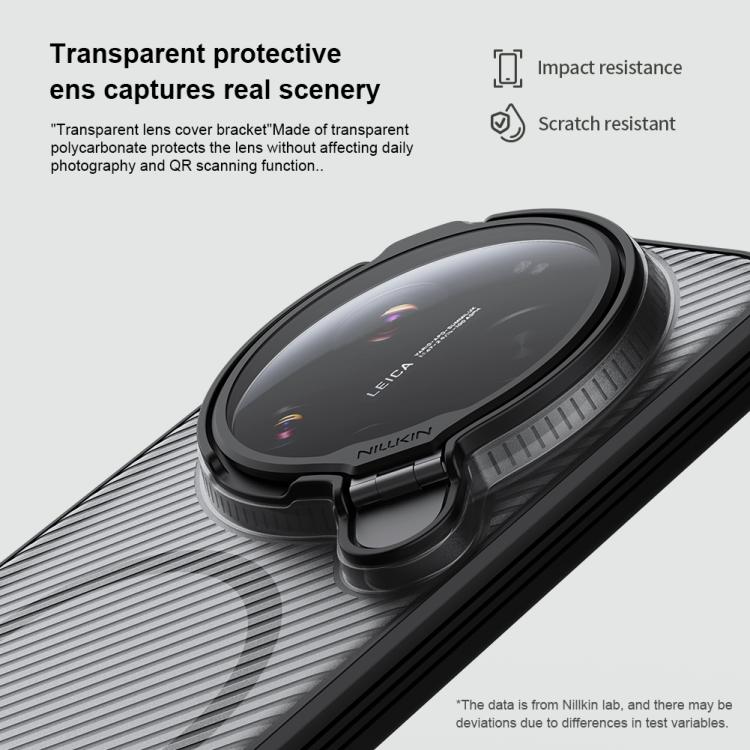 For Xiaomi 17 Ultra NILLKIN CamShield Prop MagSafe Magnetic PC Phone Case - Black