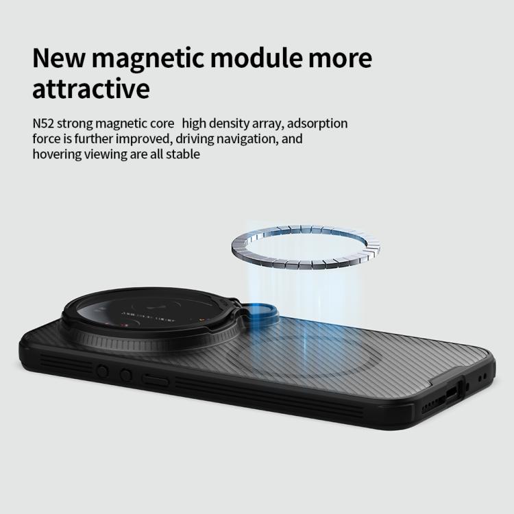For Xiaomi 17 Ultra NILLKIN CamShield Prop MagSafe Magnetic PC Phone Case - Black