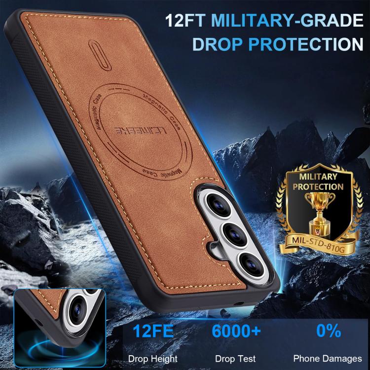 For Samsung Galaxy A57 5G LC.IMEEKE L6 Series MagSafe Magnetic Phone Case