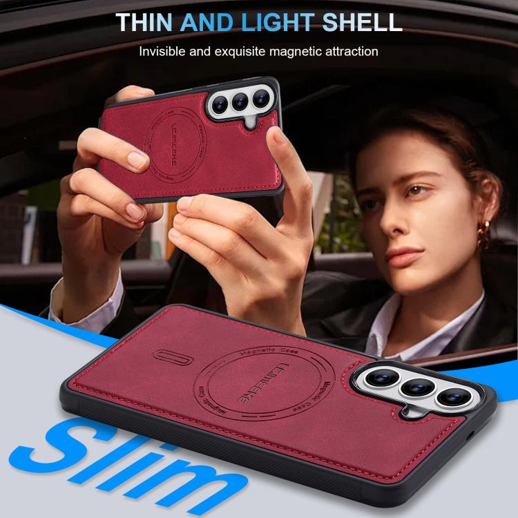 For Samsung Galaxy A57 5G LC.IMEEKE L6 Series MagSafe Magnetic Phone Case
