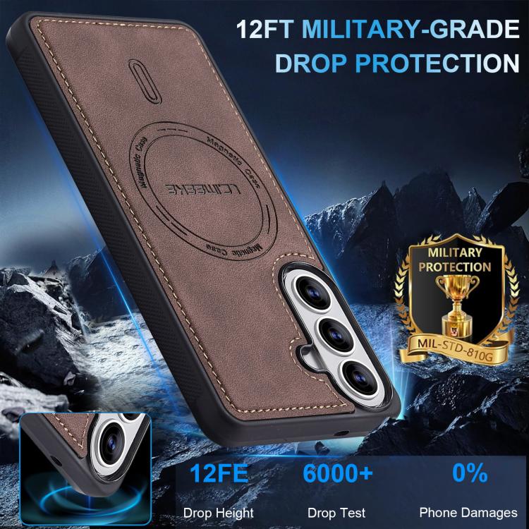 For Samsung Galaxy A57 5G LC.IMEEKE L6 Series MagSafe Magnetic Phone Case
