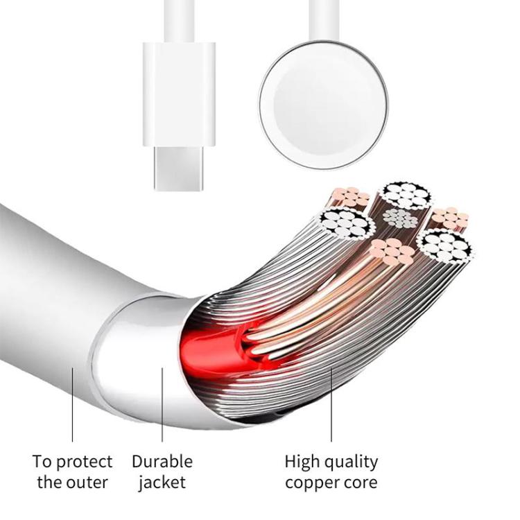 xDfind For Apple Watch Smart Watch Silicone Charging Holder and Type-C Charger Set