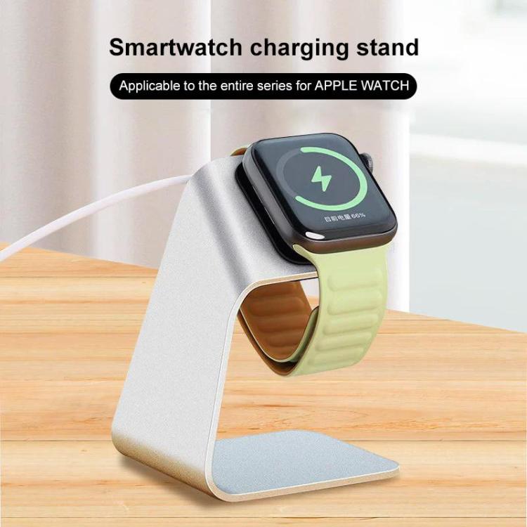 xDfind For Apple Watch Smart Watch Aluminum Alloy Charging Holder and Type-C Charger Set - White
