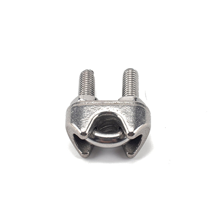 45 PCS M2 / M3 / M4 304 Stainless Steel Wire Rope Cable Clip Clamp