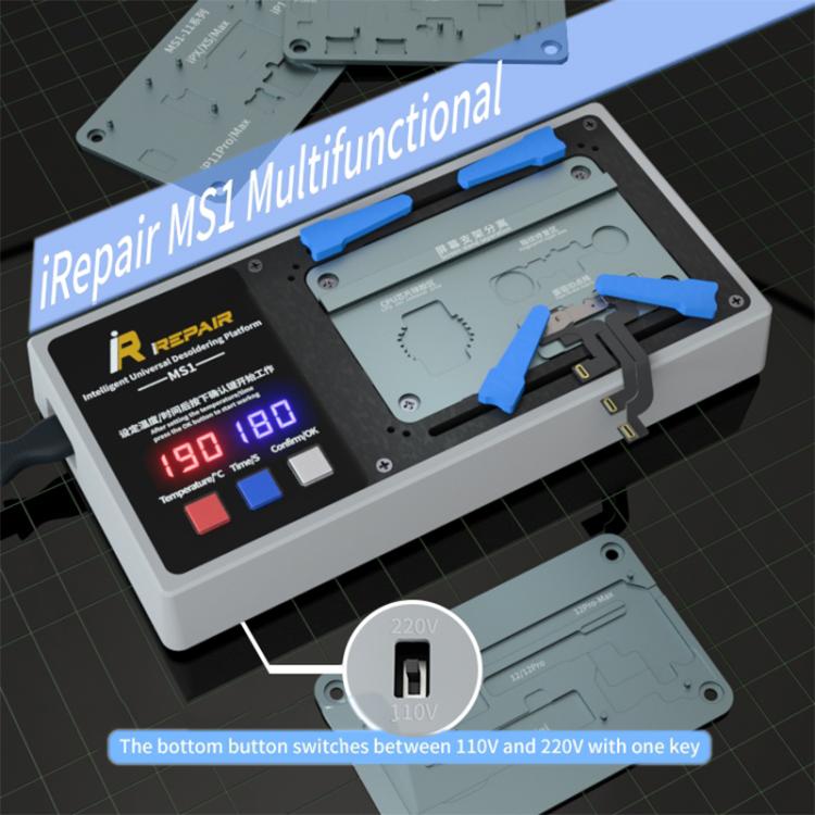 Mijing MS1 Intelligent Desoldering Platform for iPhone X-16 Pro Max, Plug:EU Plug