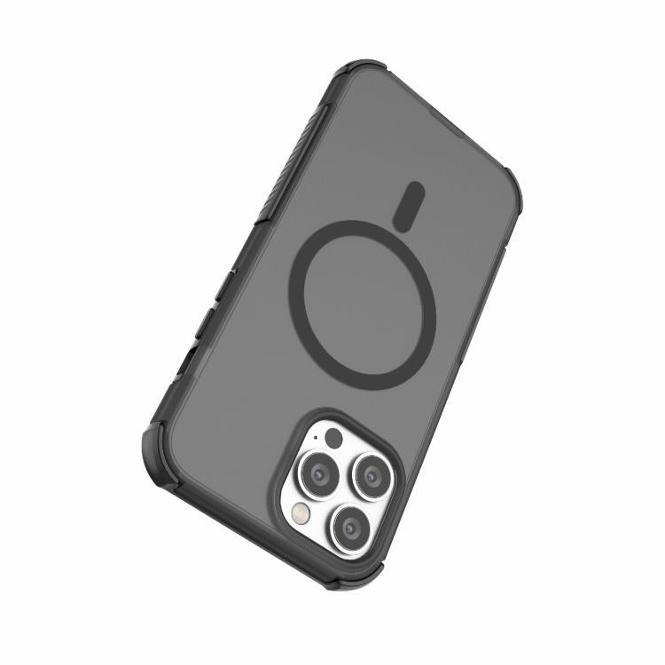 For iPhone 13 Pro Max Skin-friendly Magnetic PC + TPU Hybrid Shockproof Phone Case