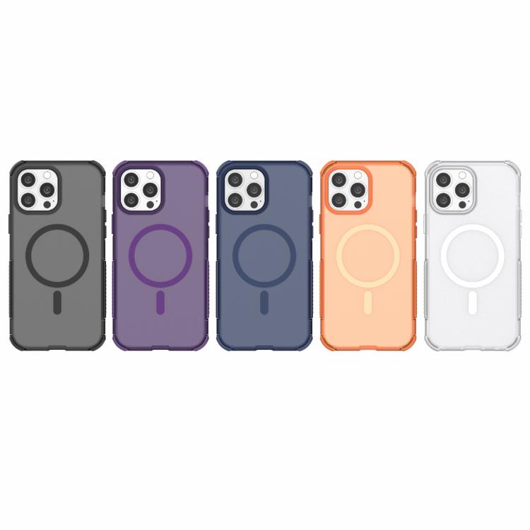 For iPhone 13 Pro Max Skin-friendly Magnetic PC + TPU Hybrid Shockproof Phone Case