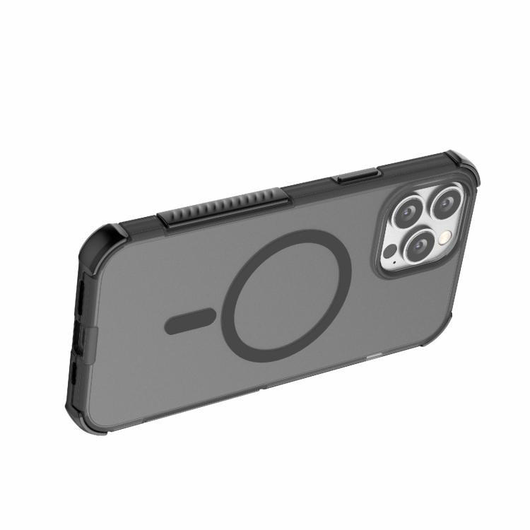 For iPhone 13 Pro Max Skin-friendly Magnetic PC + TPU Hybrid Shockproof Phone Case