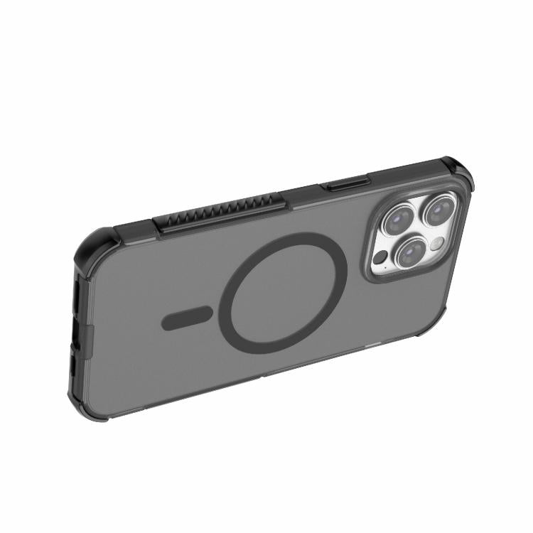 For iPhone 14 Pro Max Skin-friendly Magnetic PC + TPU Hybrid Shockproof Phone Case