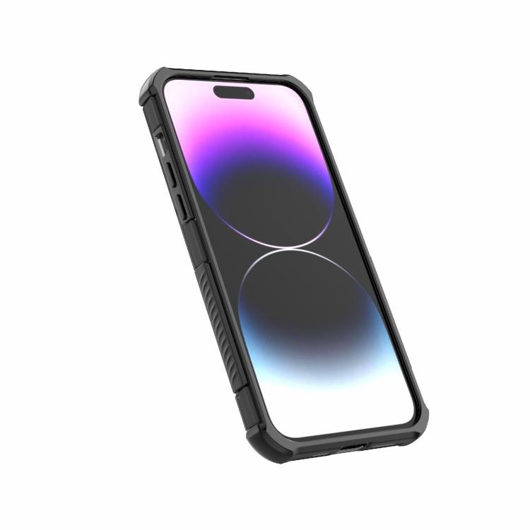 For iPhone 14 Pro Max Skin-friendly Magnetic PC + TPU Hybrid Shockproof Phone Case