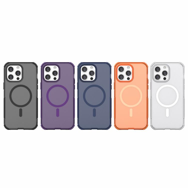 For iPhone 14 Pro Max Skin-friendly Magnetic PC + TPU Hybrid Shockproof Phone Case