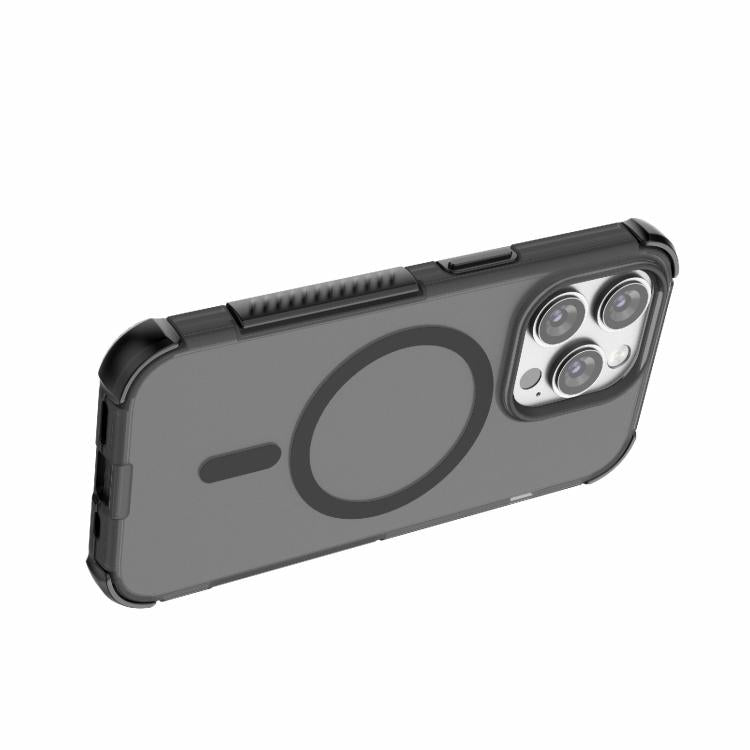 For iPhone 14 Pro Skin-friendly Magnetic PC + TPU Hybrid Shockproof Phone Case