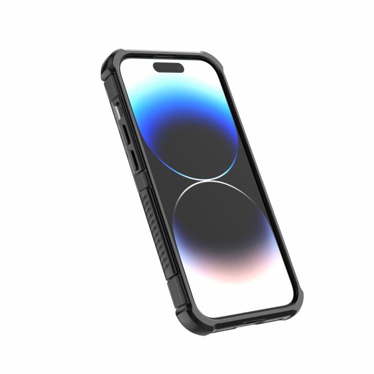 For iPhone 14 Pro Skin-friendly Magnetic PC + TPU Hybrid Shockproof Phone Case