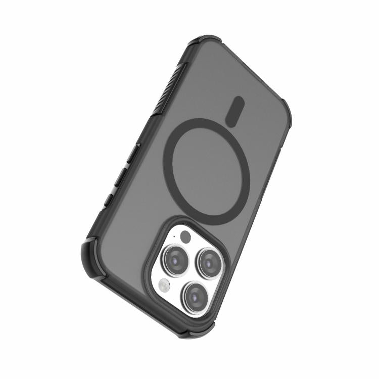 For iPhone 15 Pro Skin-friendly Magnetic PC + TPU Hybrid Shockproof Phone Case
