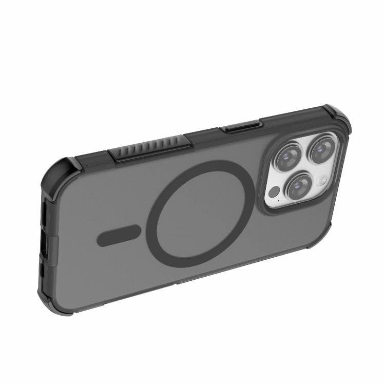 For iPhone 15 Pro Skin-friendly Magnetic PC + TPU Hybrid Shockproof Phone Case