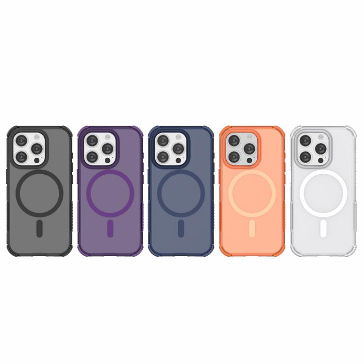 For iPhone 15 Pro Skin-friendly Magnetic PC + TPU Hybrid Shockproof Phone Case