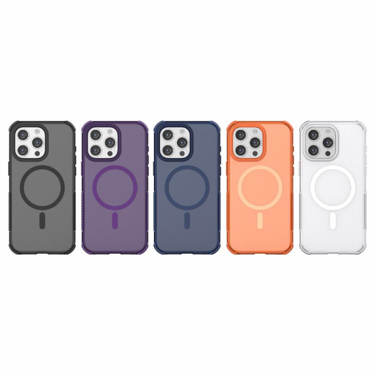 For iPhone 15 Pro Max Skin-friendly Magnetic PC + TPU Hybrid Shockproof Phone Case