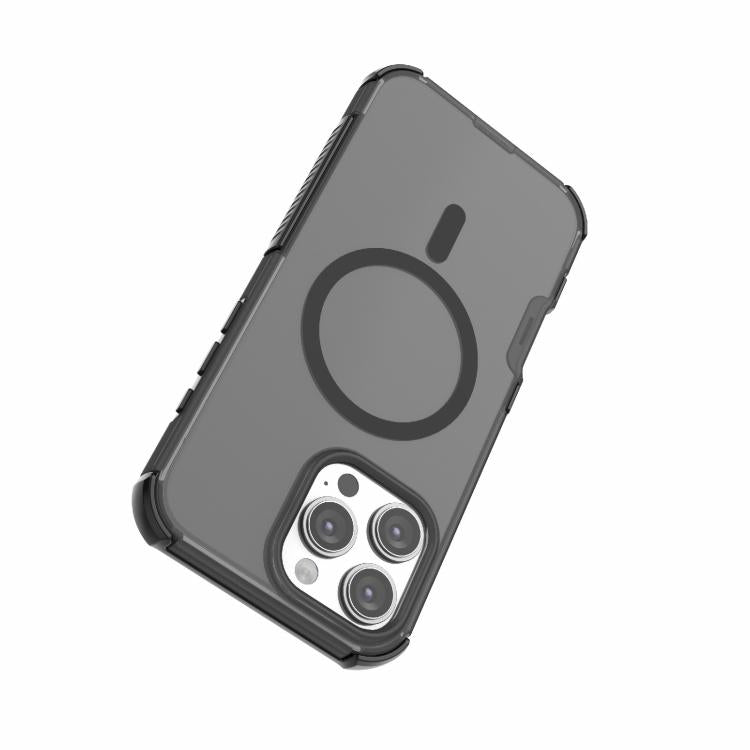 For iPhone 16 Pro Max Skin-friendly Magnetic PC + TPU Hybrid Shockproof Phone Case