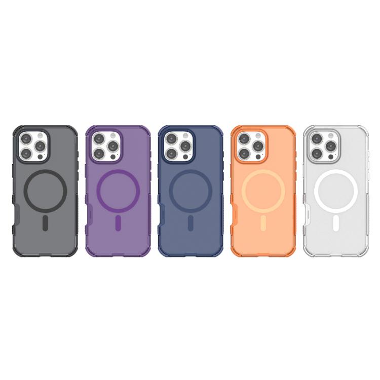 For iPhone 16 Pro Max Skin-friendly Magnetic PC + TPU Hybrid Shockproof Phone Case