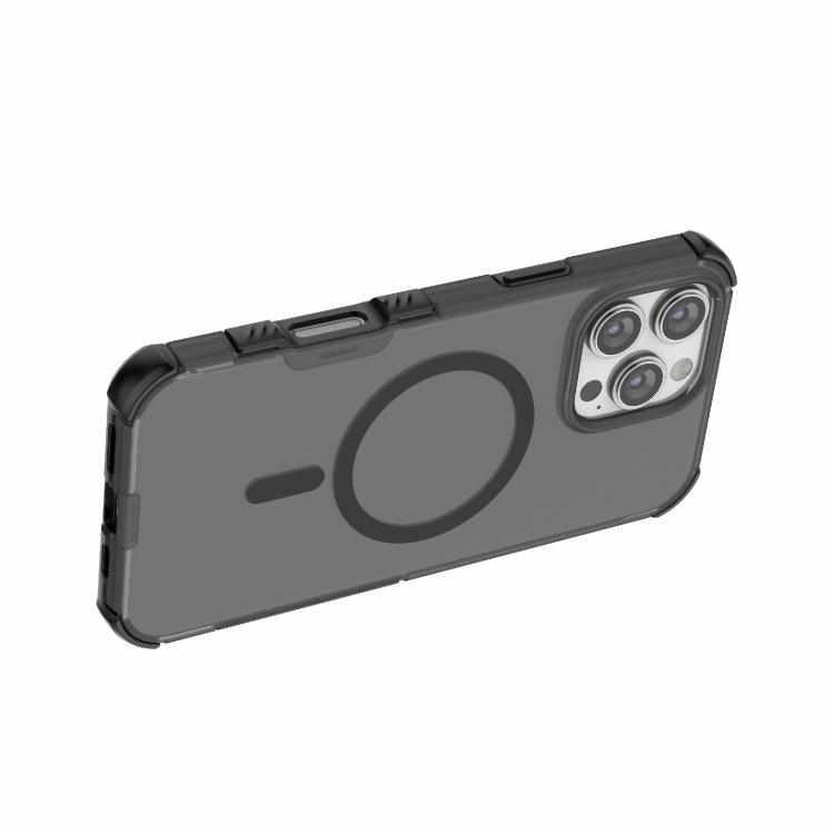 For iPhone 16 Pro Max Skin-friendly Magnetic PC + TPU Hybrid Shockproof Phone Case
