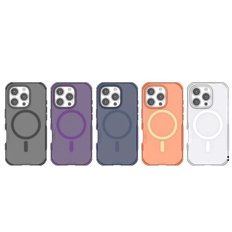 For iPhone 16 Pro Skin-friendly Magnetic PC + TPU Hybrid Shockproof Phone Case